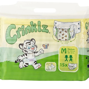 Paquet de 15 couches ABDL CRINKLZ (petits animaux) (frais de port offerts)